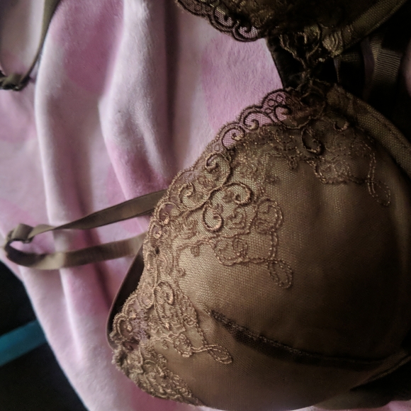 Bra 38c underwire brown lace Vassarette brand - Picture 6 of 11